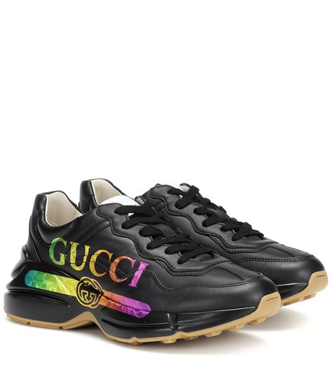 black gucci trainers womens